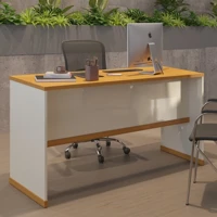 Imagem da promoção Mesa Escrivaninha de Escritório Office Tampo MDP 25mm Largura 136cm Berlin