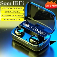Imagem da promoção Fone De Ouvido Bluetooth Sem Fio Fone M10 F9 Sem Fio Tws Estéreo Com Power Bank Bluetooth V5.0