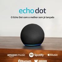 Imagem da promoção Echo Dot 5ª Geração Smart Speaker Preto Som Premium