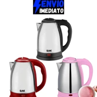 Imagem da promoção Chaleira Jarra Elétrica Inox Prática 1100W 1500W Bak 1.8l Café Chá Preta Rosa Vermelha 110v 220v