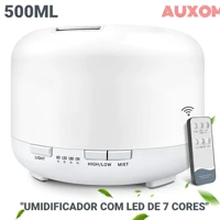 Imagem da promoção 500ML Umidificador Difusor Aromatizador Luz LED De 7 Cores Com Controle Remoto