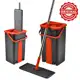 Mop Esfregão Lava e Seca Powermaid com Balde Flat 5L em oferta