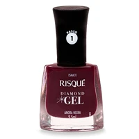 Imagem da oferta Risqué Esmalte Diamond Gel Amora Negra Cremoso 9 5Ml Amora Negra 9.5 Ml