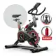 Bicicleta Ergométrica Bike Spinning Garrafa 6kg Sensação Inércia Com Medidor Cardíaco Fitness Preto em oferta