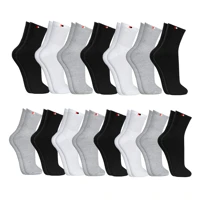 Imagem da oferta Kit 15 Pares Meias Sport Algodão Cano Médio Sandrini Confort