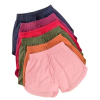 Imagem da oferta Kit 5 Shorts Feminino Malha Canelada Moda Praia