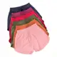 Kit 5 Shorts Feminino Malha Canelada Moda Praia em oferta