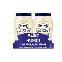 Imagem da oferta Heinz Pack Maionese Tradicional, 400G - 2 unidades
