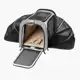 Bolsa Pet Expansível para Transporte em Avião Cães e Gatos Ventilada até 14kg Tela Arejada e Tapete  em oferta