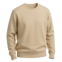 Blusa De Frio Moletom Flanelada Bordo Unissex Gola Redonda em oferta