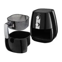 Fritadeira Elétrica Sem Óleo/Air Fryer Fama - Air Fry Preta 2,9L com Timer 110V em oferta na Magazine Luiza