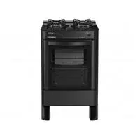 Fogão 4 Bocas Esmaltec Preto - Acendimento Automático Agata Glass em oferta na Magazine Luiza