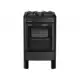 Fogão 4 Bocas Esmaltec Preto - Acendimento Automático Agata Glass em oferta