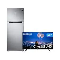 Geladeira/Refrigerador Samsung Frost Free Duplex - 453L 5-em-1 Twin Cooling Plus RT6000K + Smart TV em oferta na Magazine Luiza
