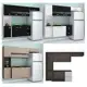 Cozinha Compacta Julia 4peças 8 Portas e 2 Gavetas - Poquema em oferta