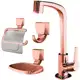 Kit 4 peças torneira com acessórios Rose Gold 2004 F71 Lorenzetti em oferta