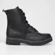 Bota Coturno Look Fashion Liso Feminino - Preto em oferta