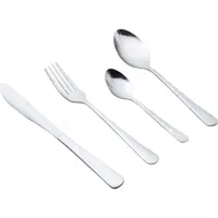 Faqueiro aço inox Charlotte 24 peças - Basic+ em oferta na ShopTime