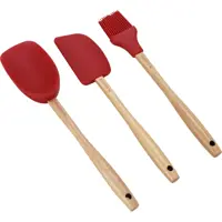 Conjunto de Utensílios de Silicone 3 Peças - La Cuisine (5 Cores) em oferta na Americanas