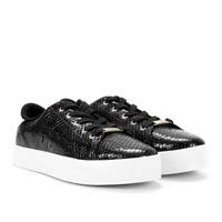 Imagem da promoção Tênis Moleca Casual Snake Feminino - Preto+Branco