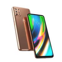 Imagem da promoção Smartphone Moto G9 Plus Ouro Rosê, com Tela de 6,8", 4G, 128GB e Câmera Quádrupla de 64MP + 8MP + 2M