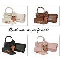 Imagem da promoção Kit com 2 Bolsas, 1 Carteira e 1 Mule - Manuela Marques