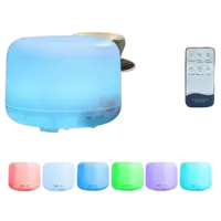 Difusor Aromatizador de Aroma Umidificador de Ar Luz Colorido Luminária Abajur Com Luz 7 Cores Led em oferta na Magazine Luiza