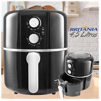 Imagem da promoção Fritadeira Air Fry Britânia Black Plus BFR13P 1500W 4,5 Litros SO 127V