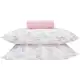 Jogo de Cama Queen Santista 100% Algodão - Royal Alana Rosa 3 Peças em oferta
