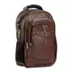 Mochila Executiva Masculina Couro Notebook Encaixe USB 25 Litros Marrom - Under Bags em oferta