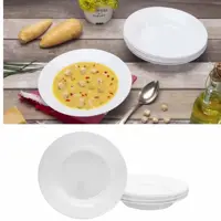 Conjunto de Pratos Fundos 6 Peças - Duralex Opaline Menu em oferta na Magazine Luiza