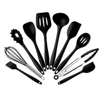 Imagem da promoção Conjunto de 10 peças de silicone para utensílios de cozinha Conjunto de utensílios de cozinha ecológ