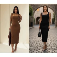 Imagem da oferta Vestido Longo Casual (Tam. P ao GG)