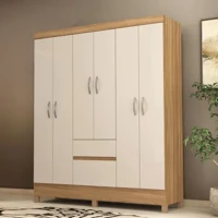 Imagem da promoção Guarda-roupa Casal 6 Portas 2 Gavetas - Demóbile Flash II
