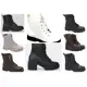 Bota Coturno Look Fashion Tratorada em oferta