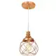 Lustre Pendente Esfera Aramado Cobre 15cm - MARRYLUZ em oferta