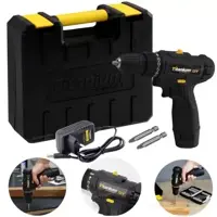 Furadeira Parafusadeira a Bateria 3/8 12v Bivolt Titanium Carbom 1000RPM 20NM C/ Maleta em oferta na Magazine Luiza