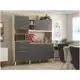 Cozinha Compacta Demóbile Select com Balcão - Nicho para Micro-ondas 6 Portas 2 Gavetas em oferta