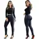 Calça Legging Cirre Cintura Alta Com Lycra Levanta Bumbum - WM em oferta