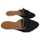 Mule Feminino Nobuck Bico Redondo Conforto Casual Moderno - CASSIA LOPES em oferta