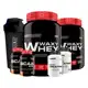 KIT 2x Waxy Whey 900g + 2x BCAA 100g Tangerina + 2x Power Creatina 100g + Coqueteleira - Bodybuilder em oferta