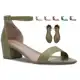 Sandalia Feminina Salto Grosso Cores Casual Confort AF3.02 Z  em oferta