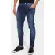Calça Jeans Adhan Skinny Estonada Masculina - Azul em oferta