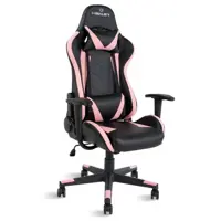 Cadeira gamer Reclinável Strike Healer Pink/Preto em oferta na Magazine Luiza