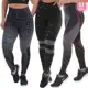 Kit 3 Leggings Mescla Sublimada Zero Transparência - Click Mais Bonita em oferta