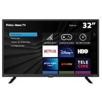 Imagem da promoção Smart TV LED 32" HD Philco PTV32G70RCH Roku TV com Dolby Audio, Midia Cast e Processador Quad-core