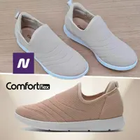 Slip On Comfortflex Básico Feminino - Bege em oferta na Netshoes