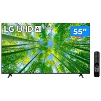 Smart TV 55” 4K LED LG 55UQ8050 AI Processor - Wi-Fi Bluetooth HDR Alexa Google Assistente 3 HDMI em oferta na Magazine Luiza