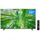 Smart TV 55” 4K LED LG 55UQ8050 AI Processor - Wi-Fi Bluetooth HDR Alexa Google Assistente 3 HDMI em oferta