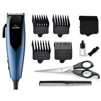 Imagem da promoção Máquina de Cortar Cabelo GA.MA Italy GM Master 4 Pentes - Preto e Azul